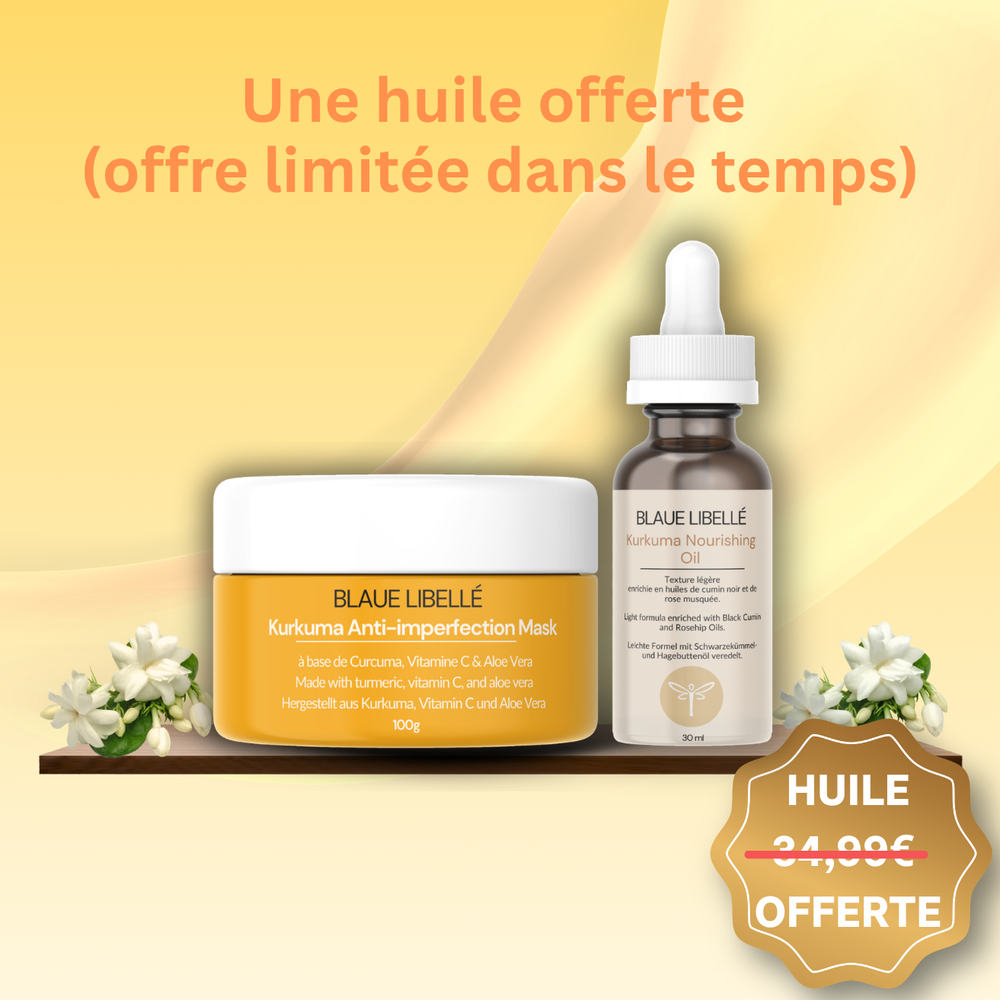 Anti-Unreinheiten-Maske mit Kurkuma